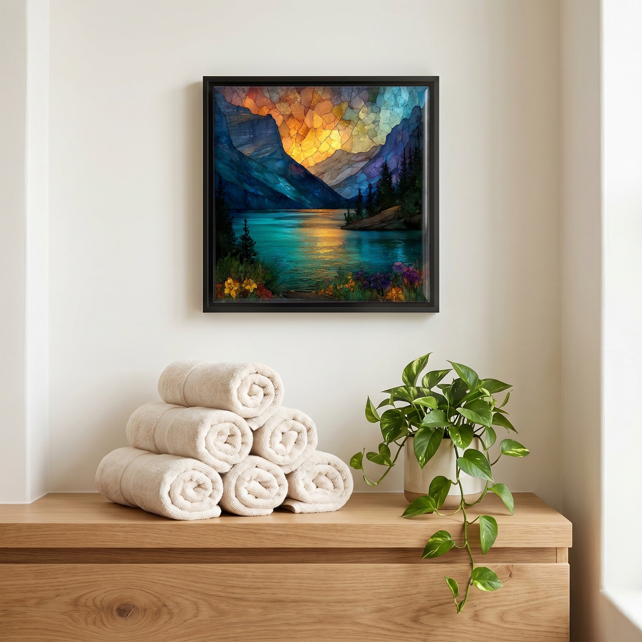 A quiet corner of the bath.
