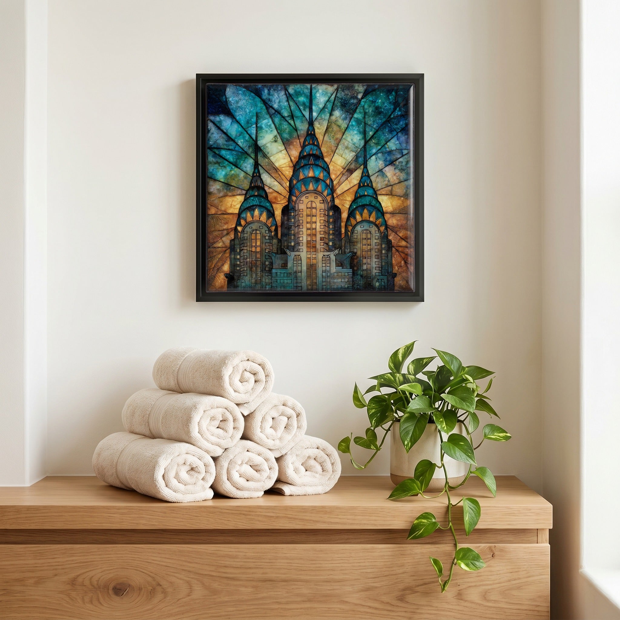 A quiet corner of the bath.