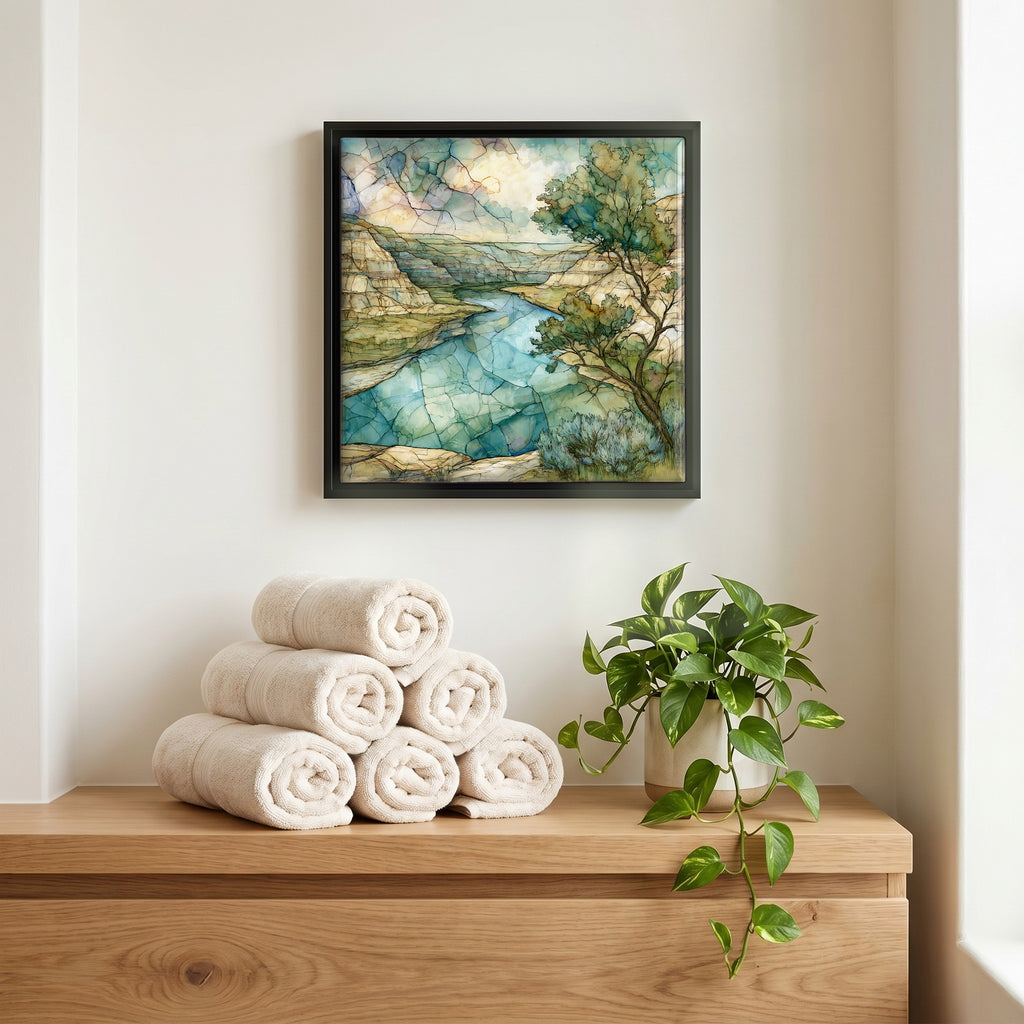 A quiet corner of the bath.