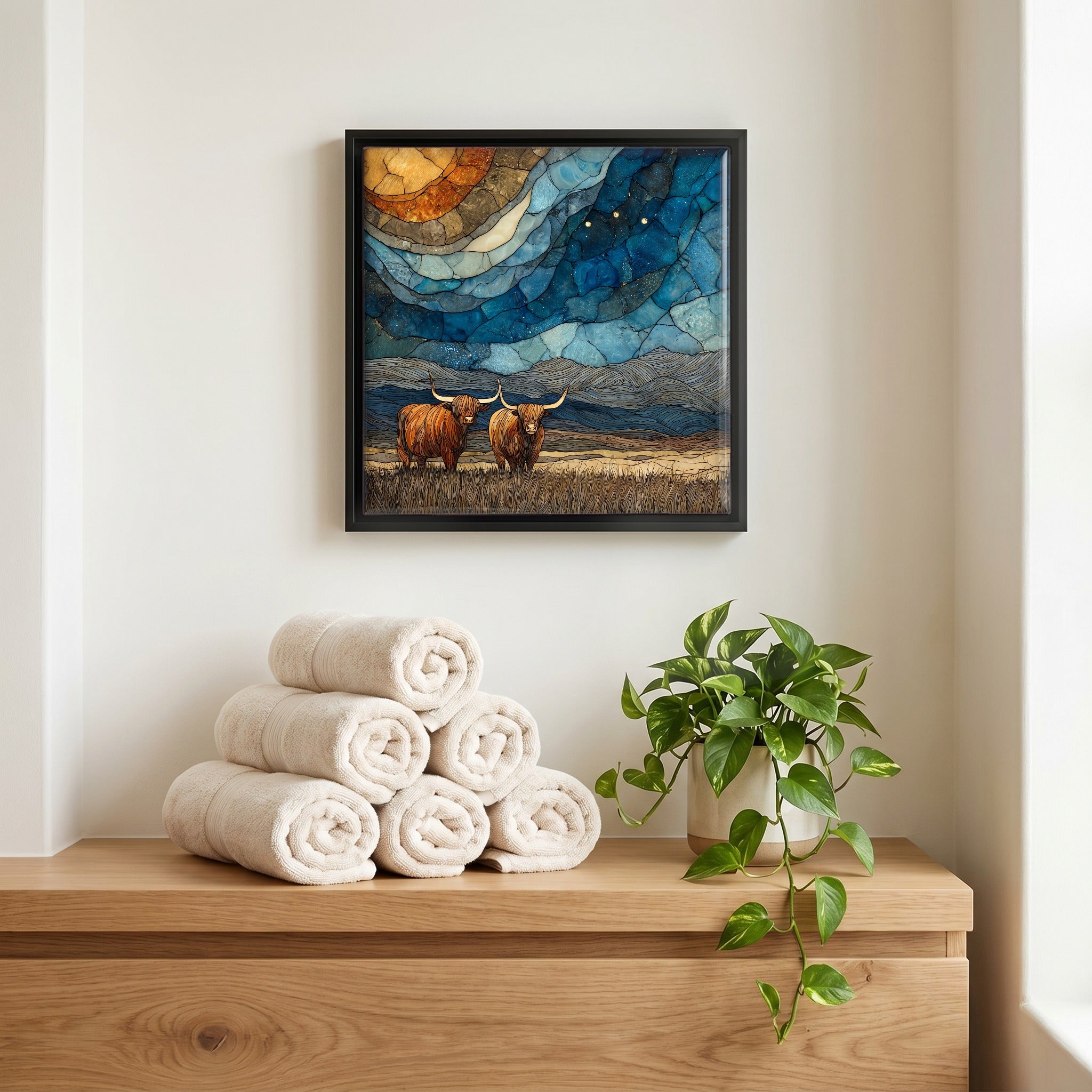 A quiet corner of the bath.