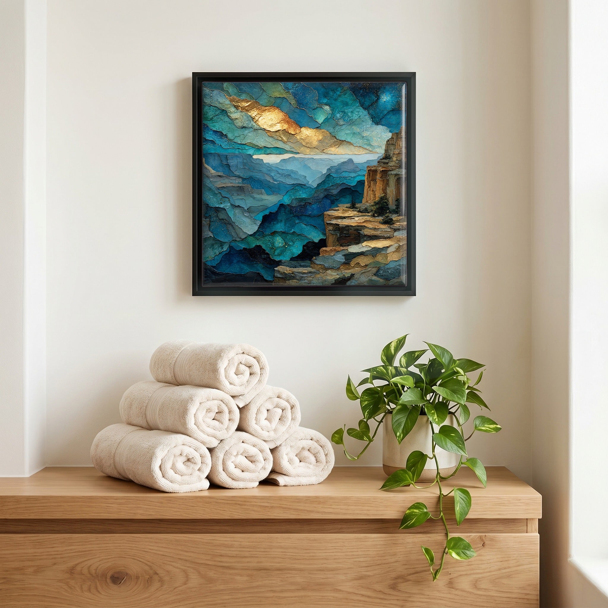 A quiet corner of the bath.