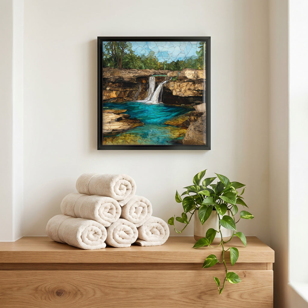A quiet corner of the bath.