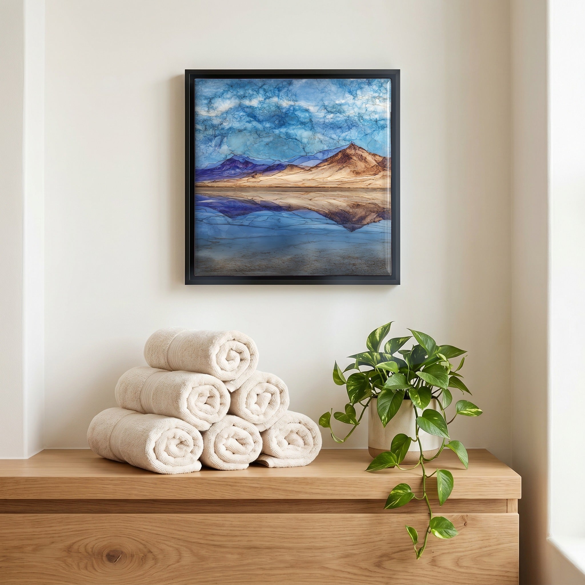 A quiet corner of the bath.