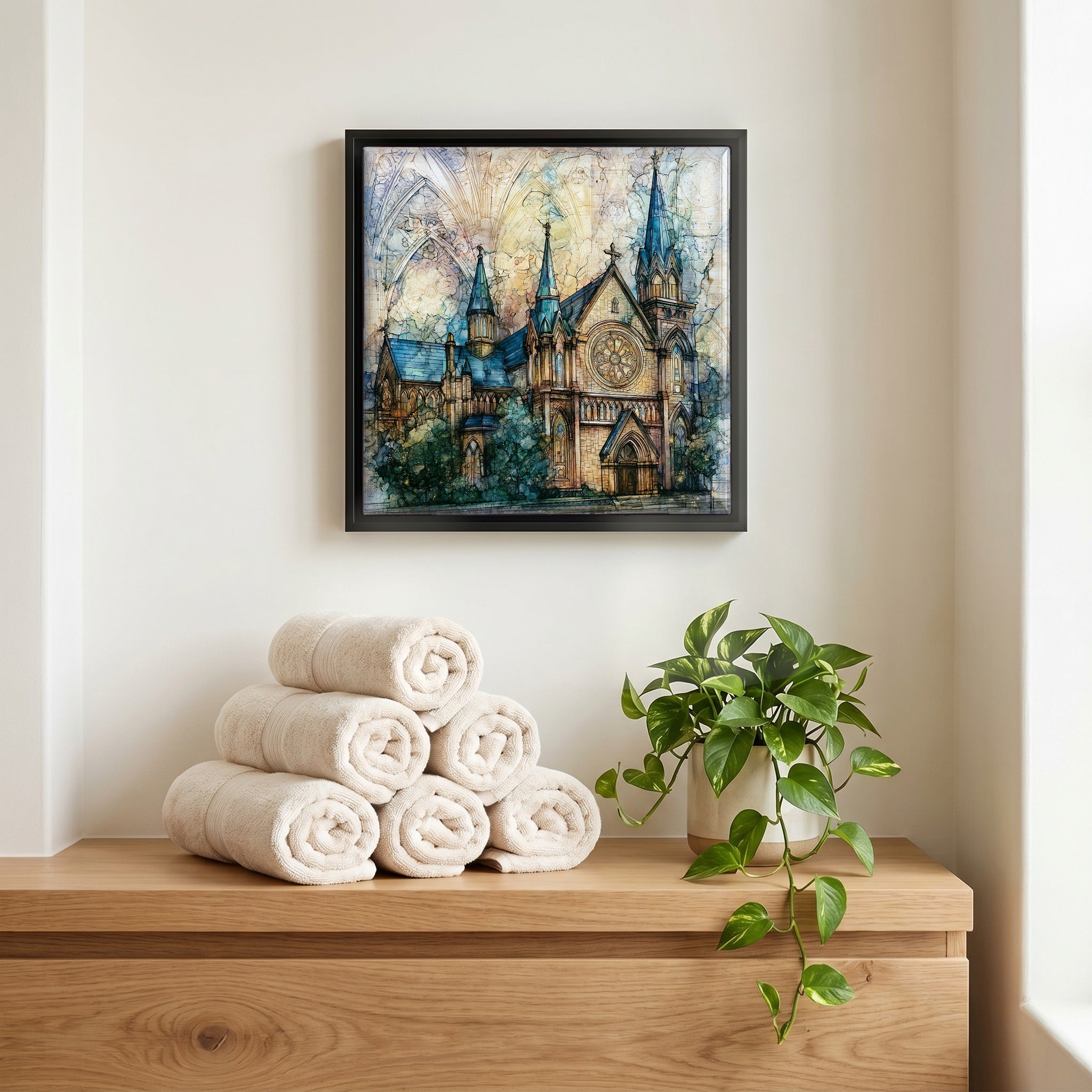 A quiet corner of the bath.