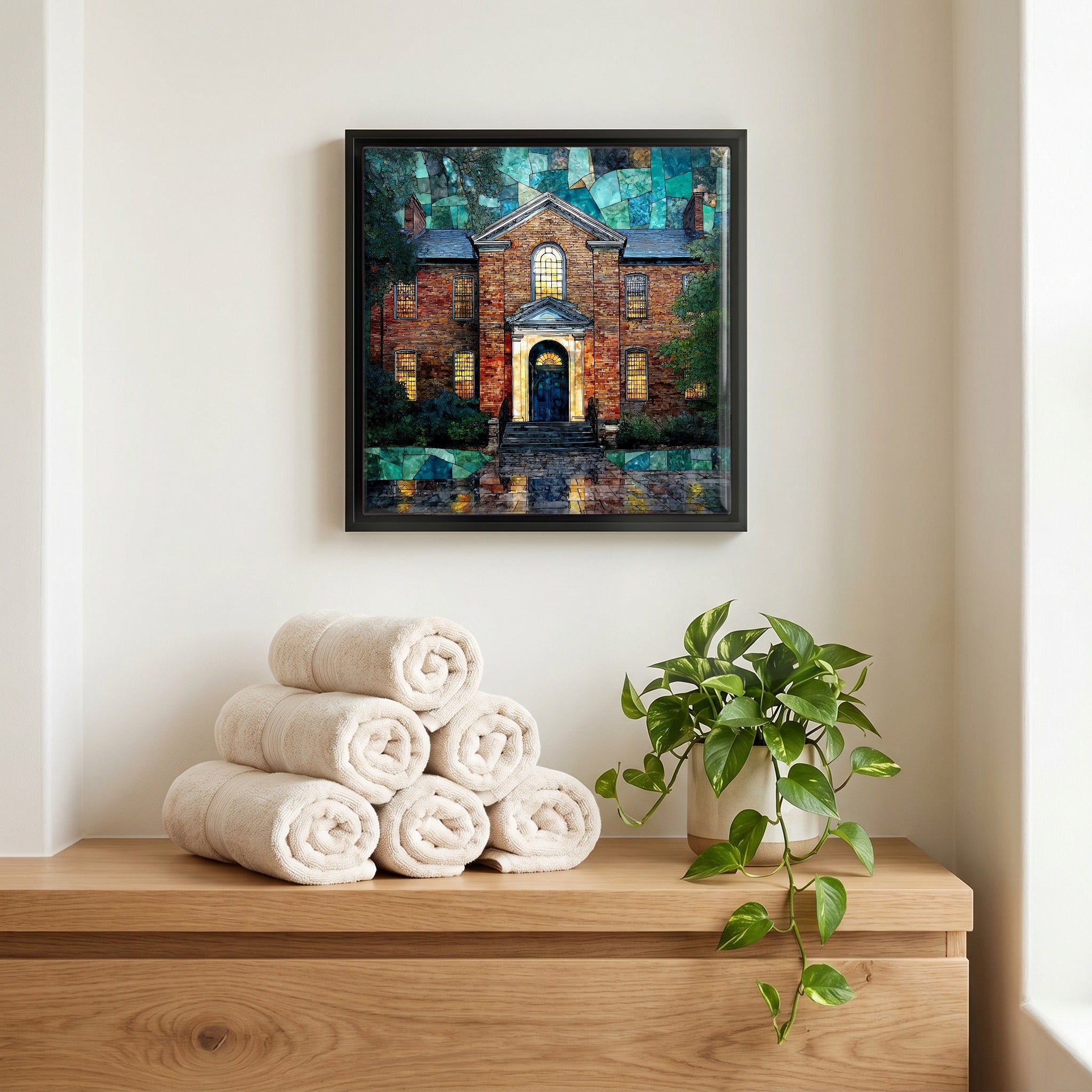 A quiet corner of the bath.
