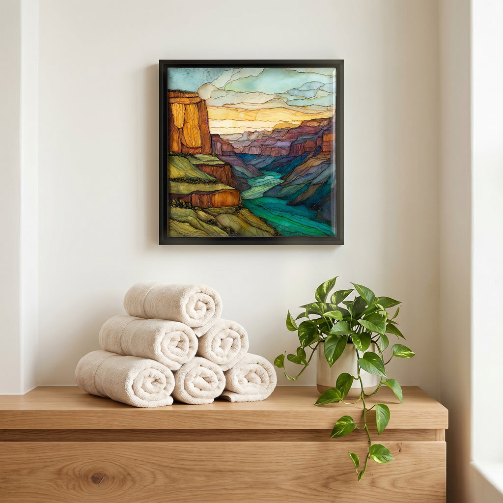 A quiet corner of the bath.