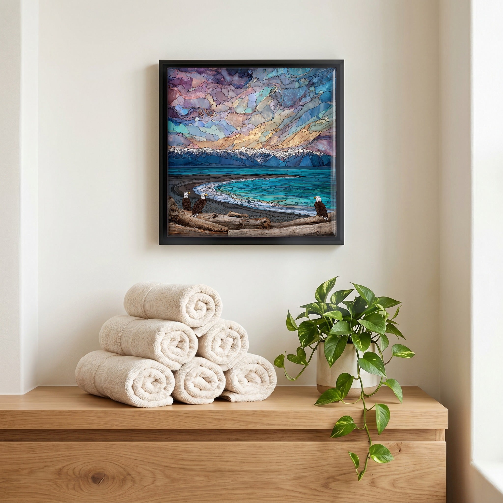 A quiet corner of the bath.