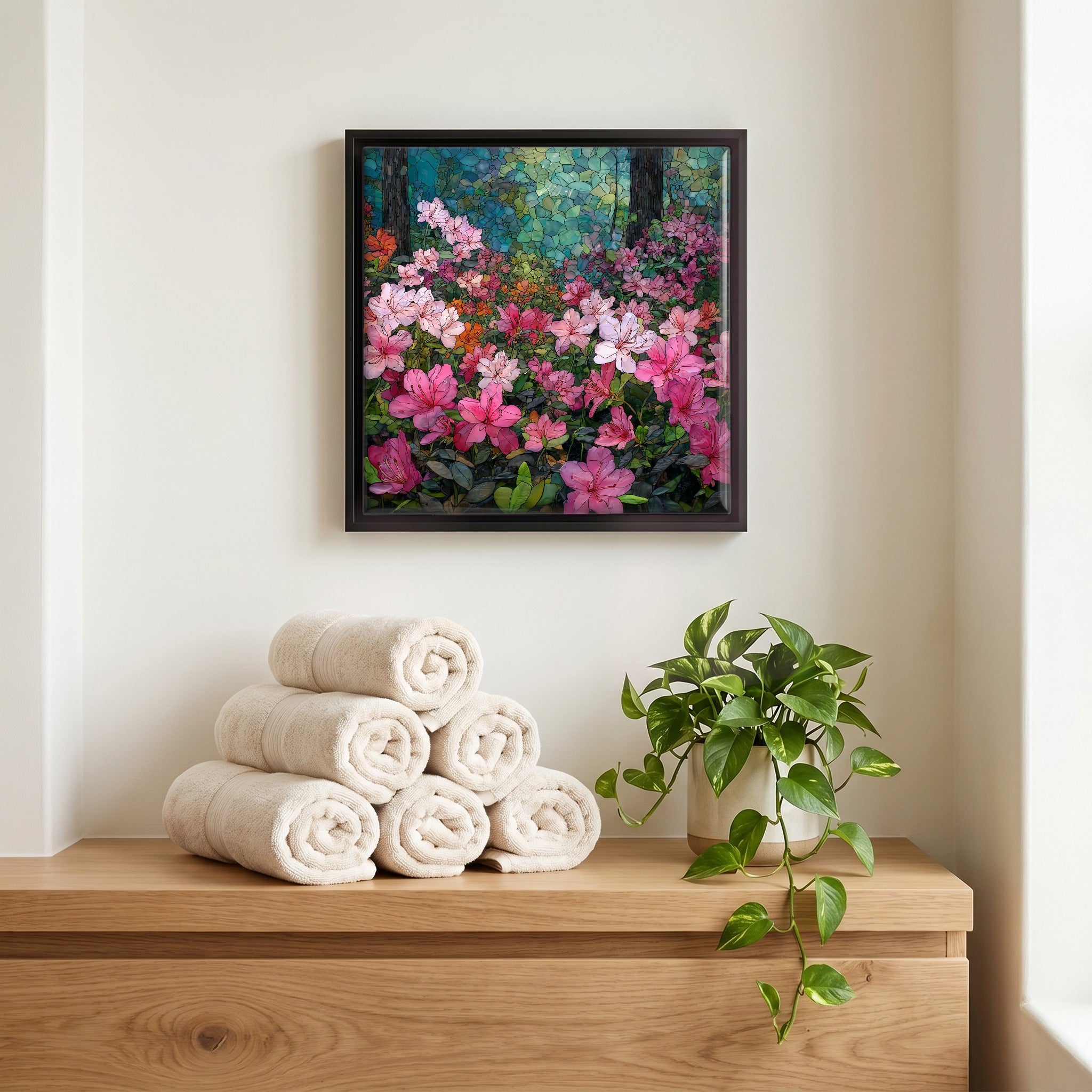 A quiet corner of the bath.