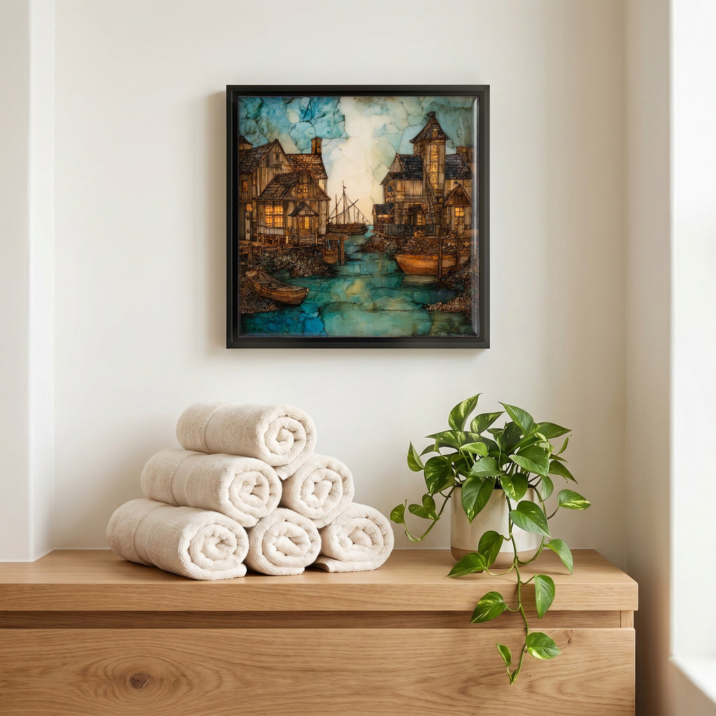 A quiet corner of the bath.