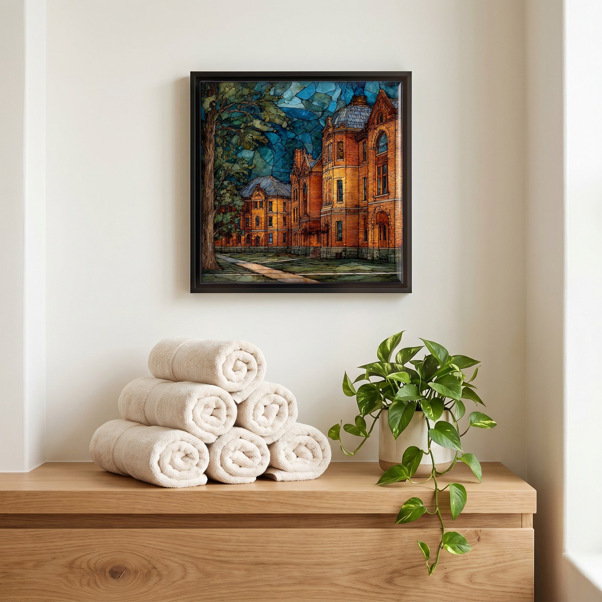 A quiet corner of the bath.