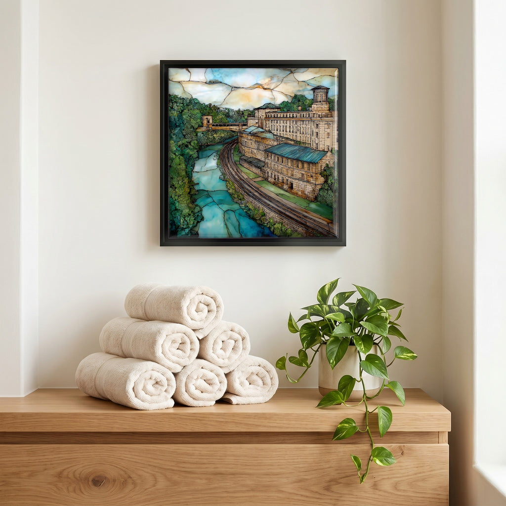 A quiet corner of the bath.