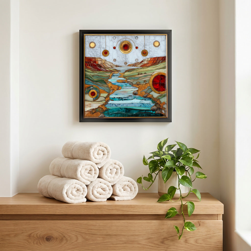 A quiet corner of the bath.