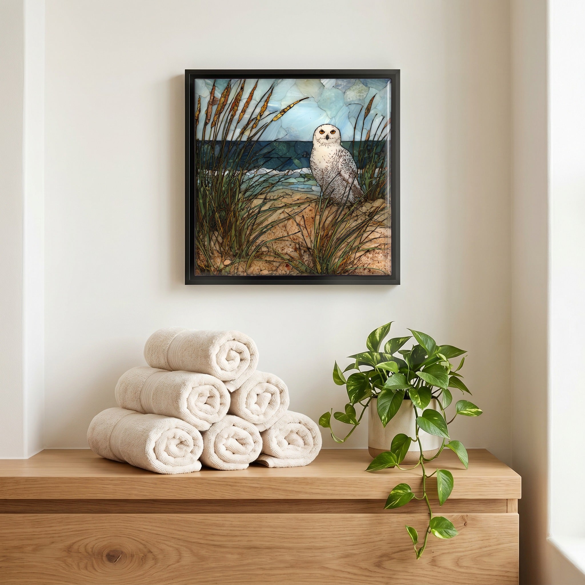 A quiet corner of the bath.