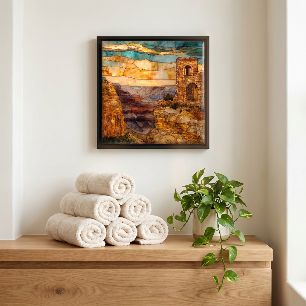 A quiet corner of the bath.