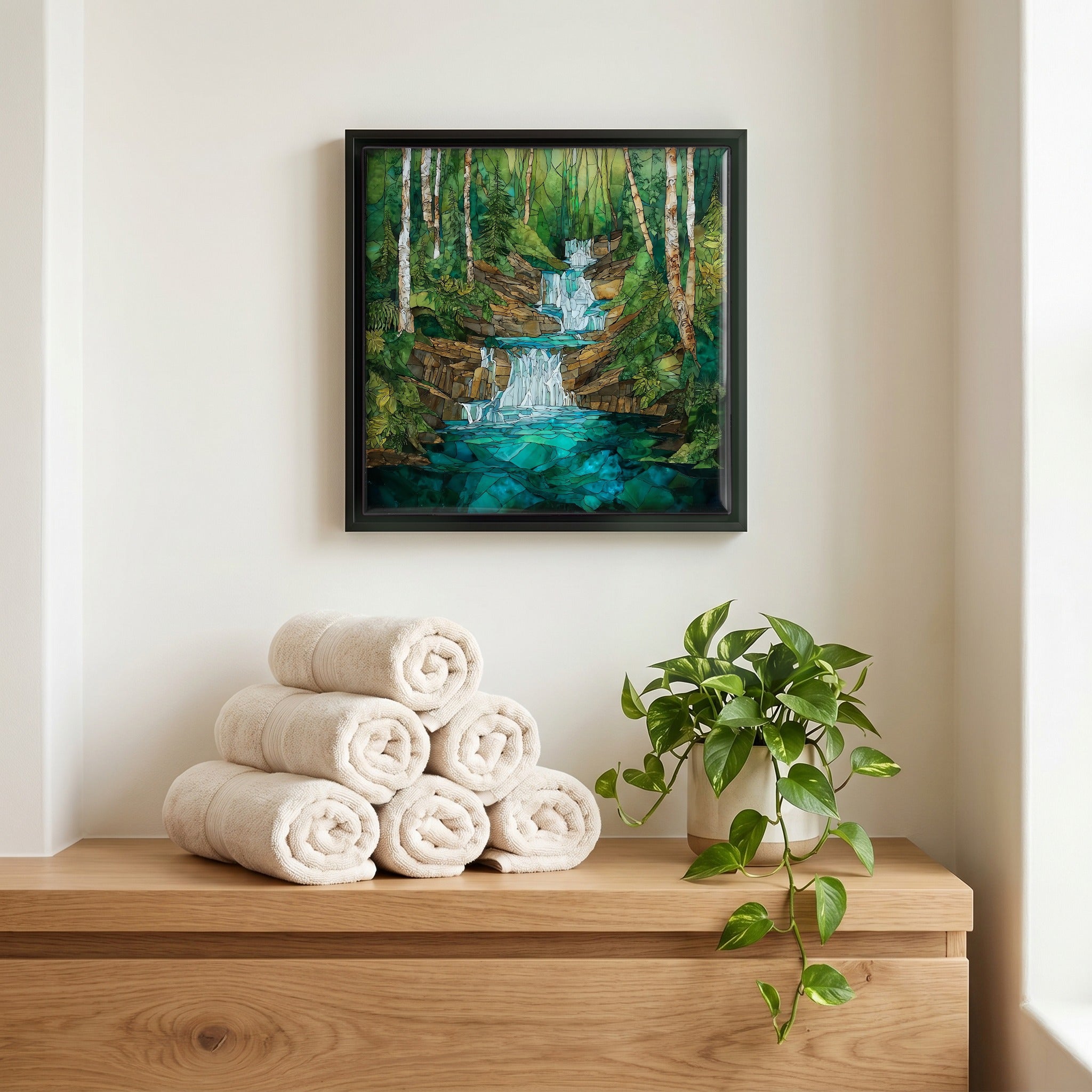 A quiet corner of the bath.