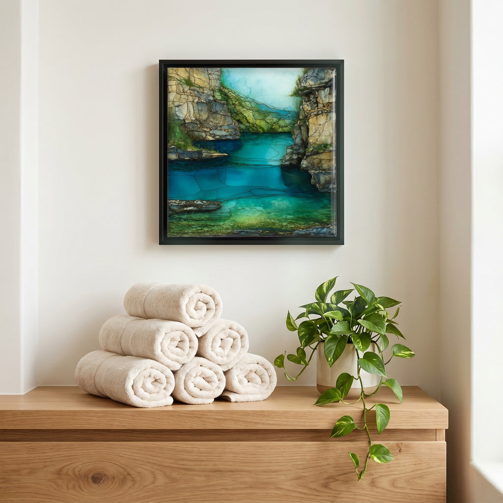 A quiet corner of the bath.