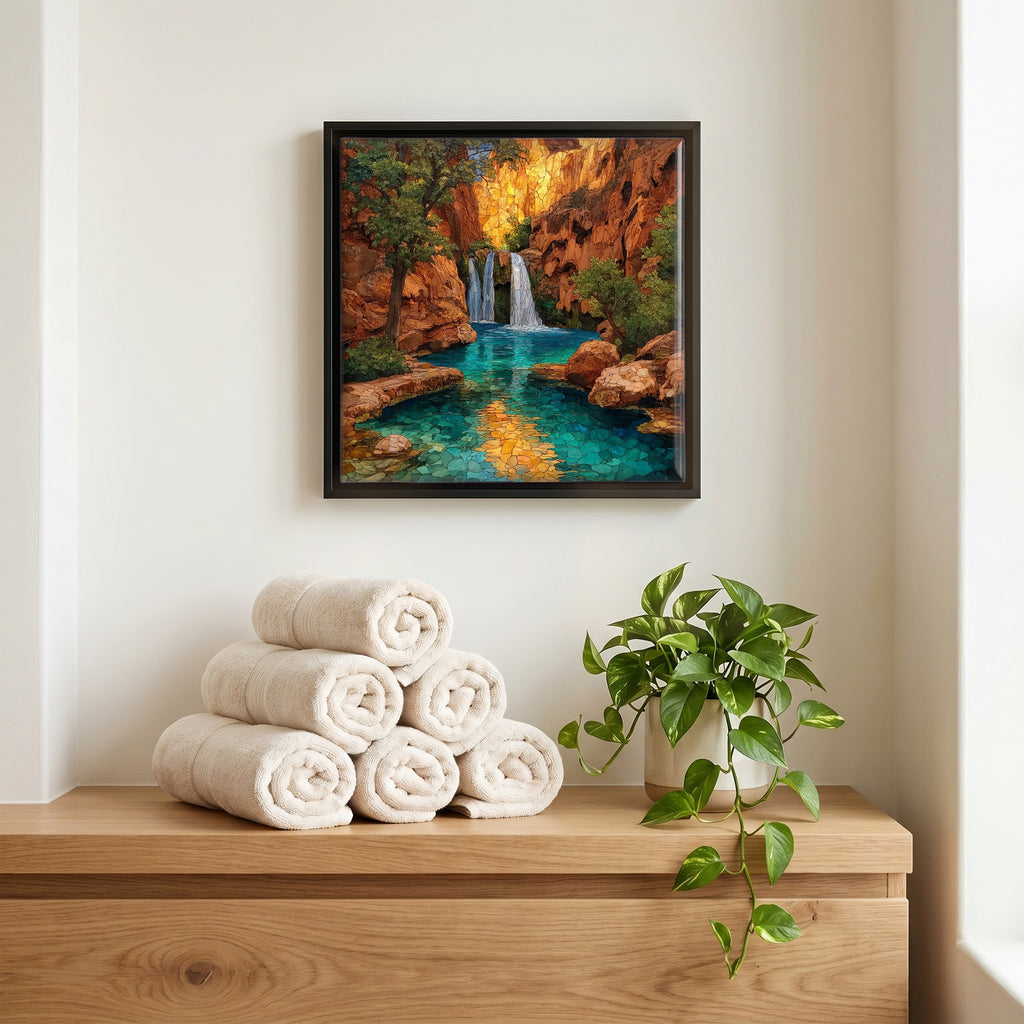 A quiet corner of the bath.