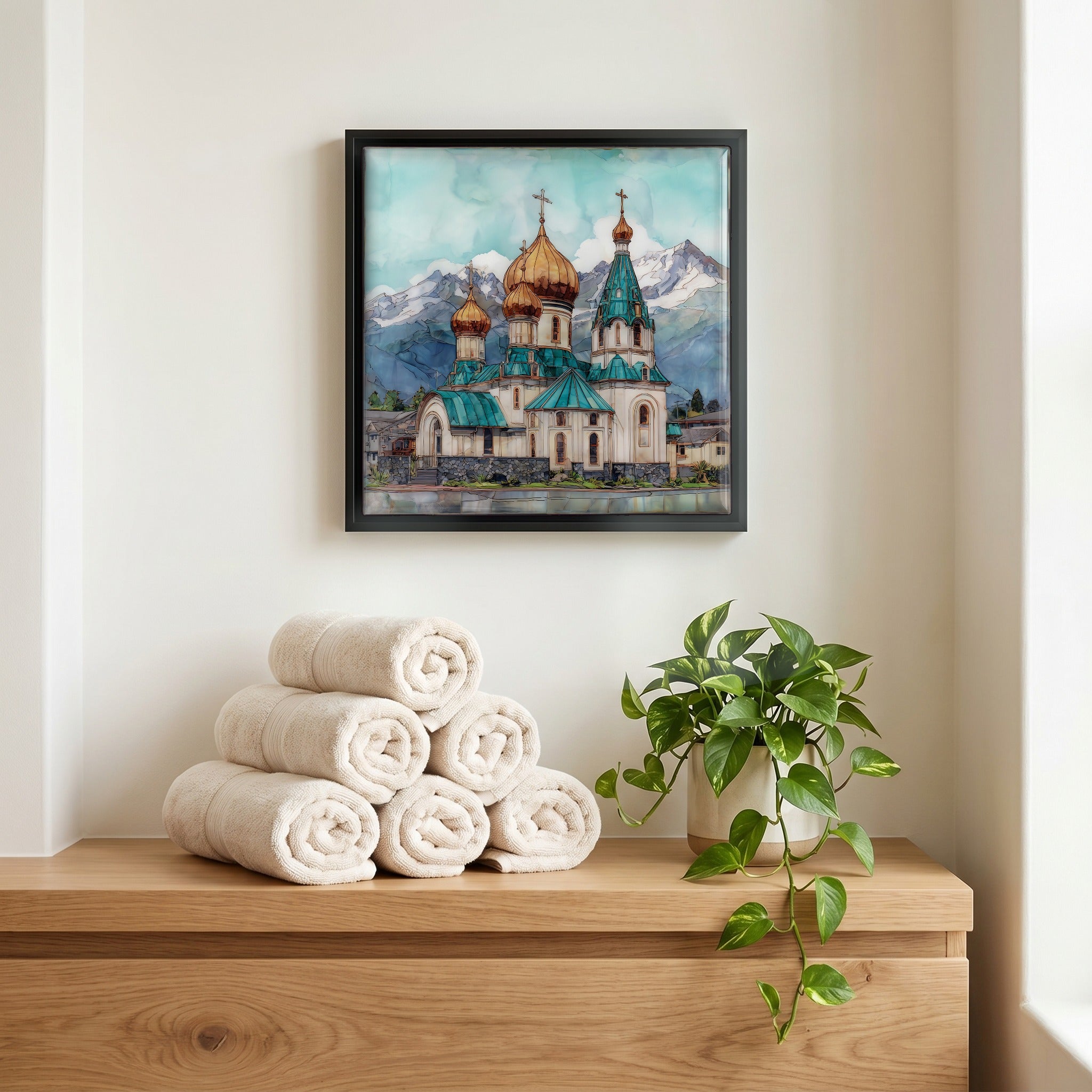 A quiet corner of the bath.