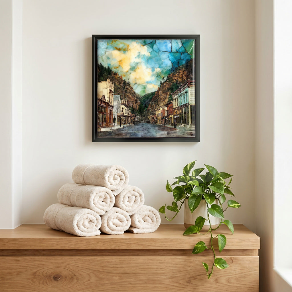 A quiet corner of the bath.