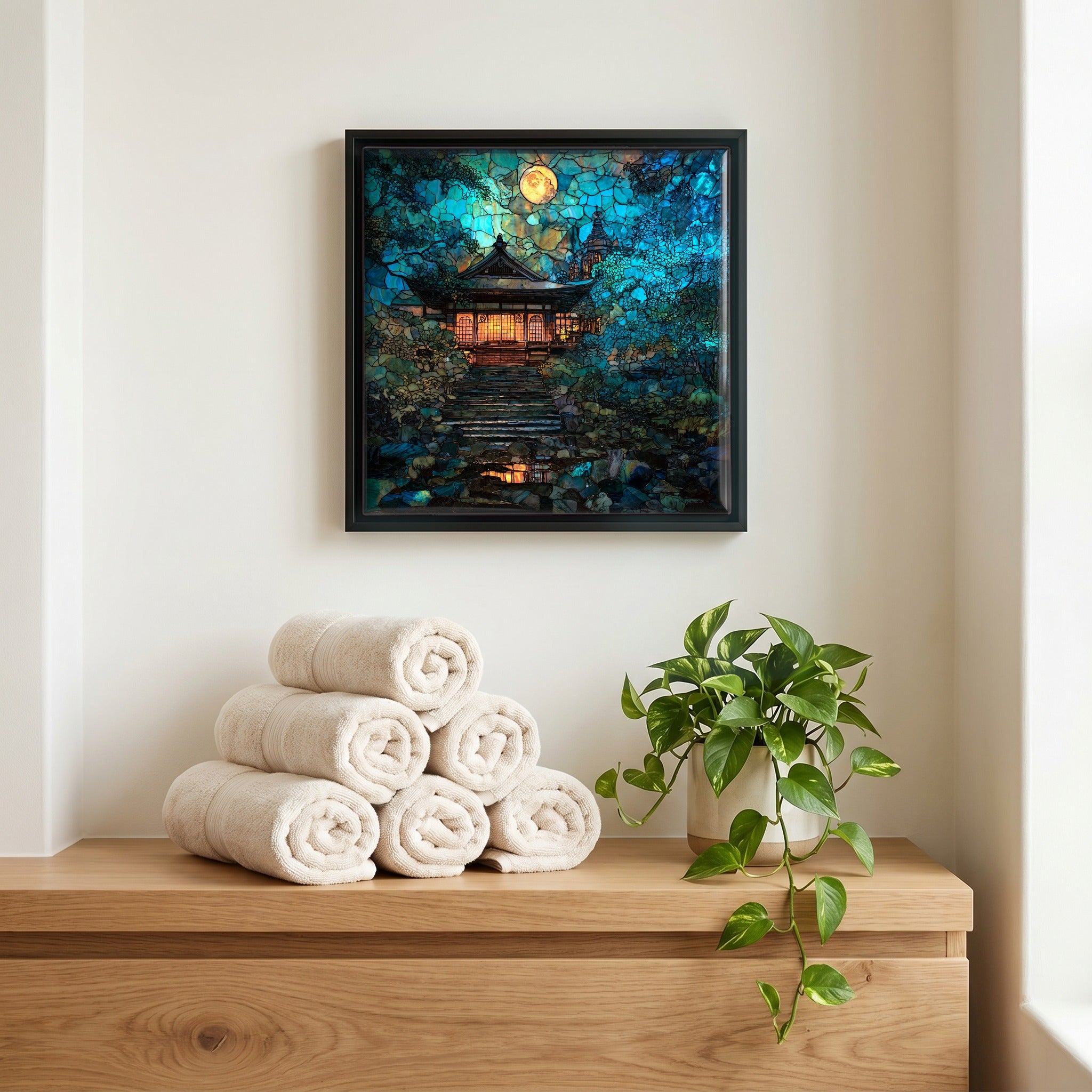 A quiet corner of the bath.