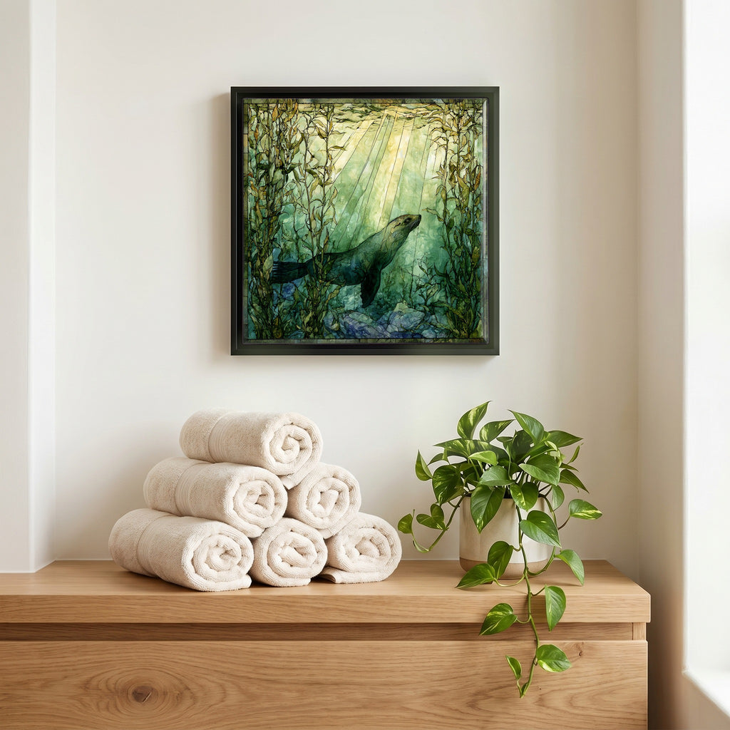 A quiet corner of the bath.