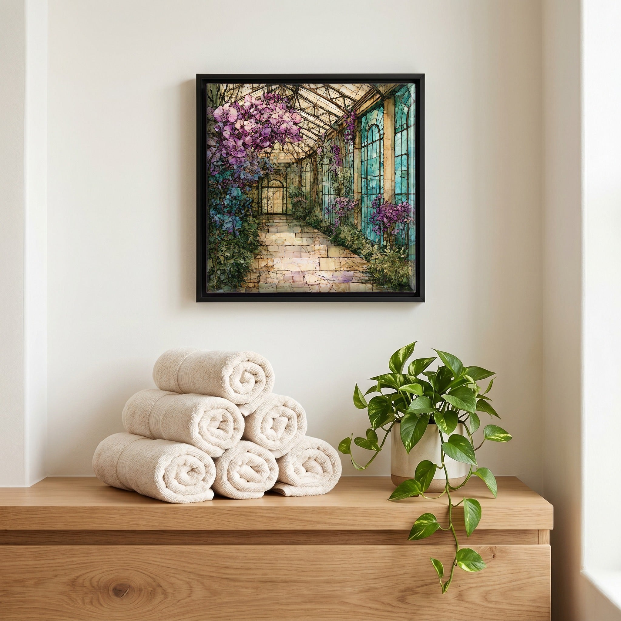 A quiet corner of the bath.