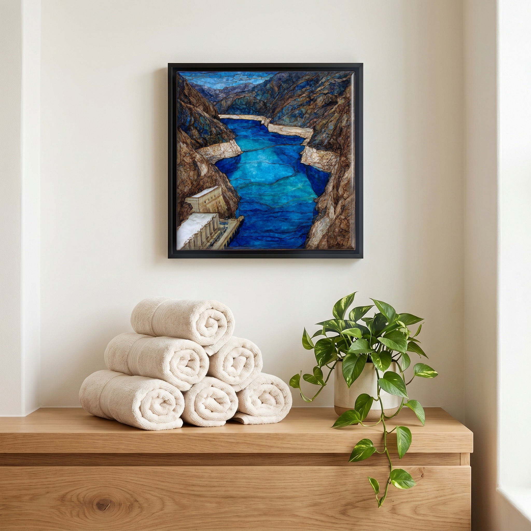 A quiet corner of the bath.