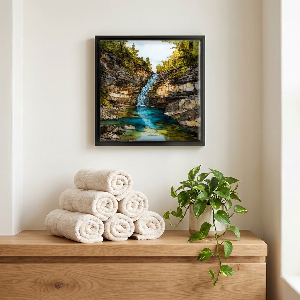 A quiet corner of the bath.