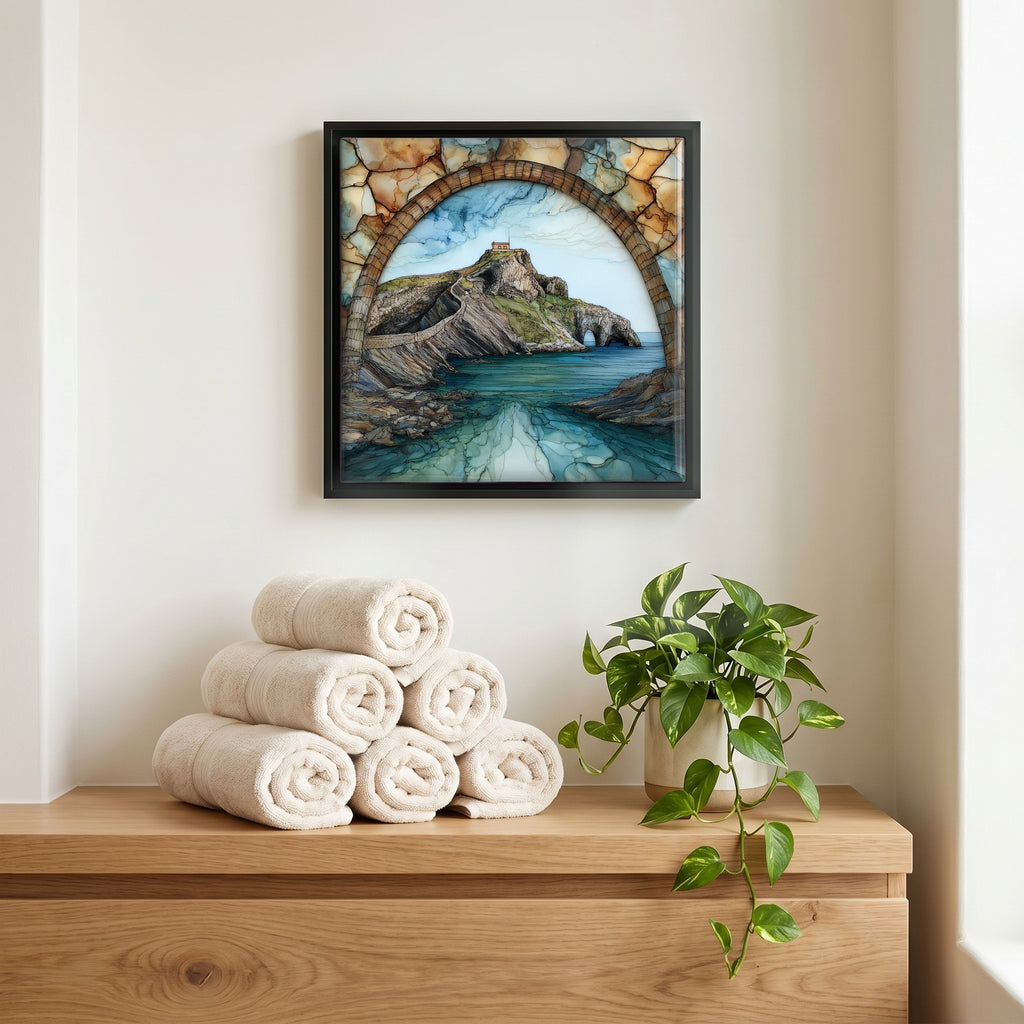 A quiet corner of the bath.
