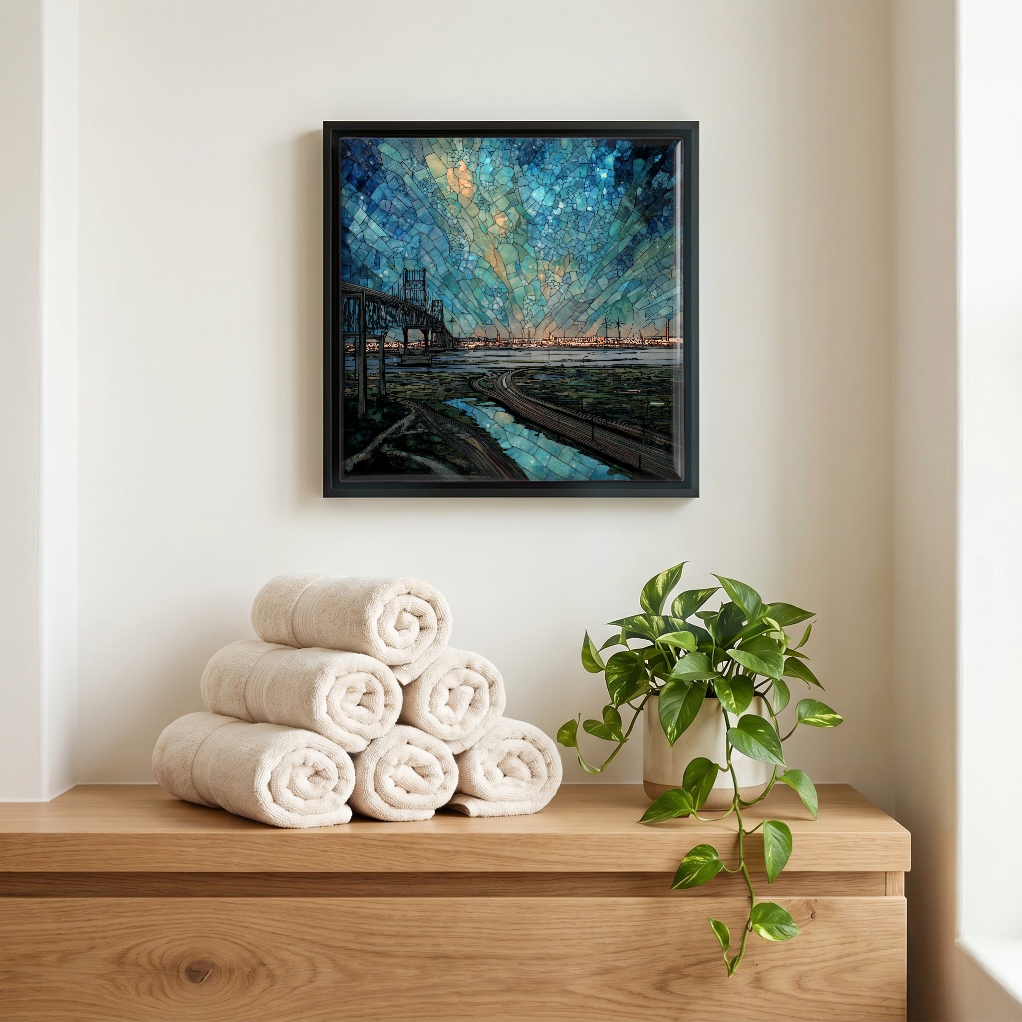 A quiet corner of the bath.