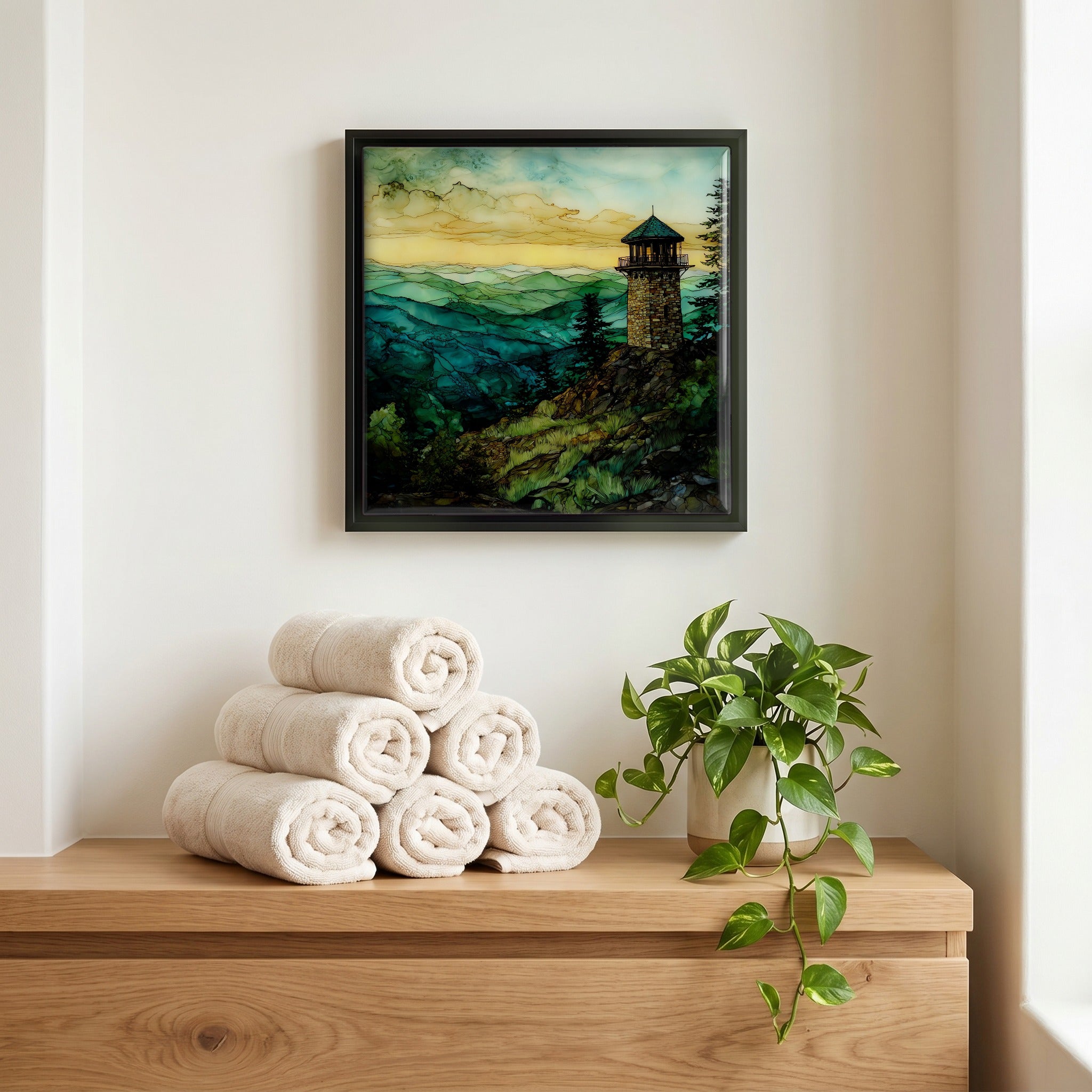 A quiet corner of the bath.