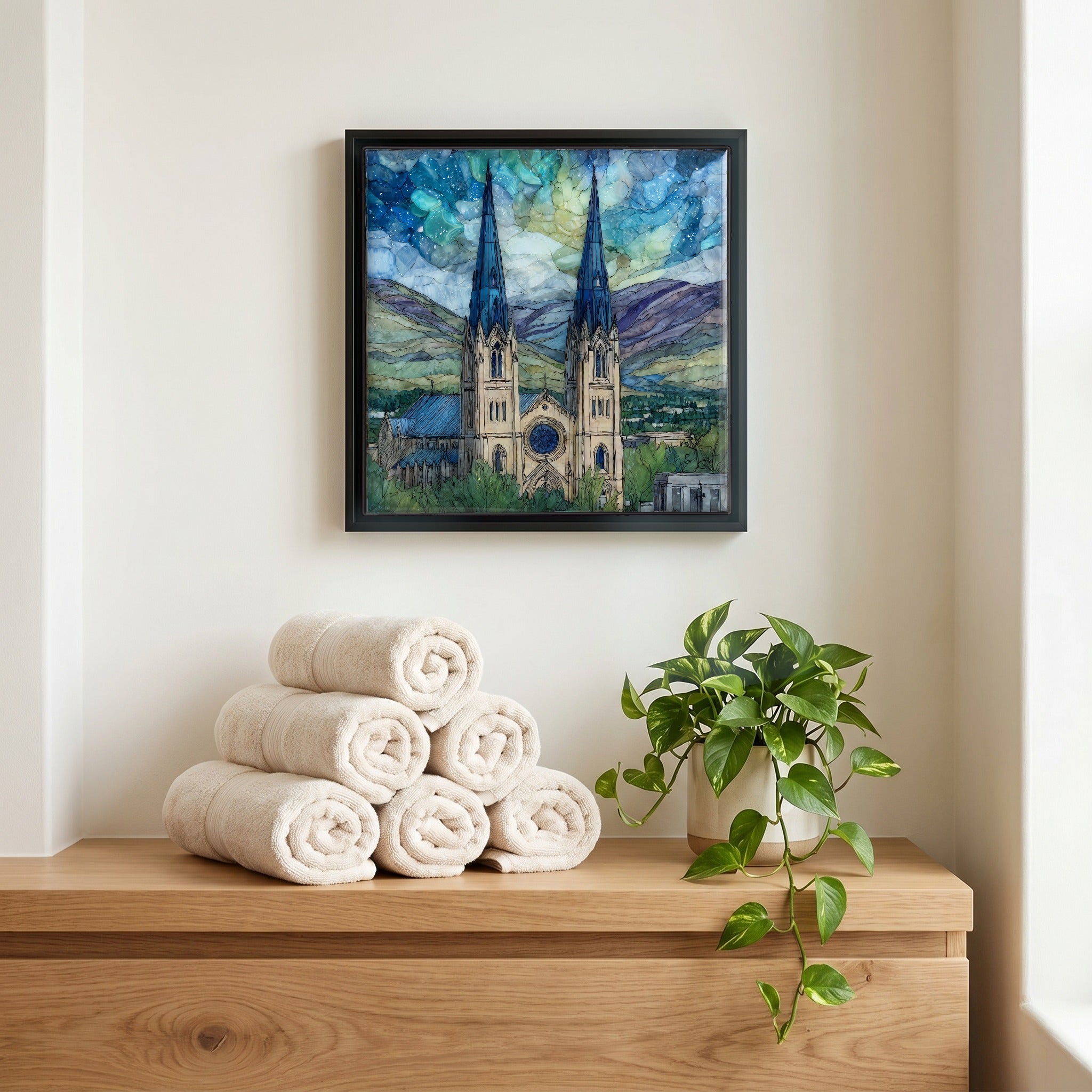 A quiet corner of the bath.