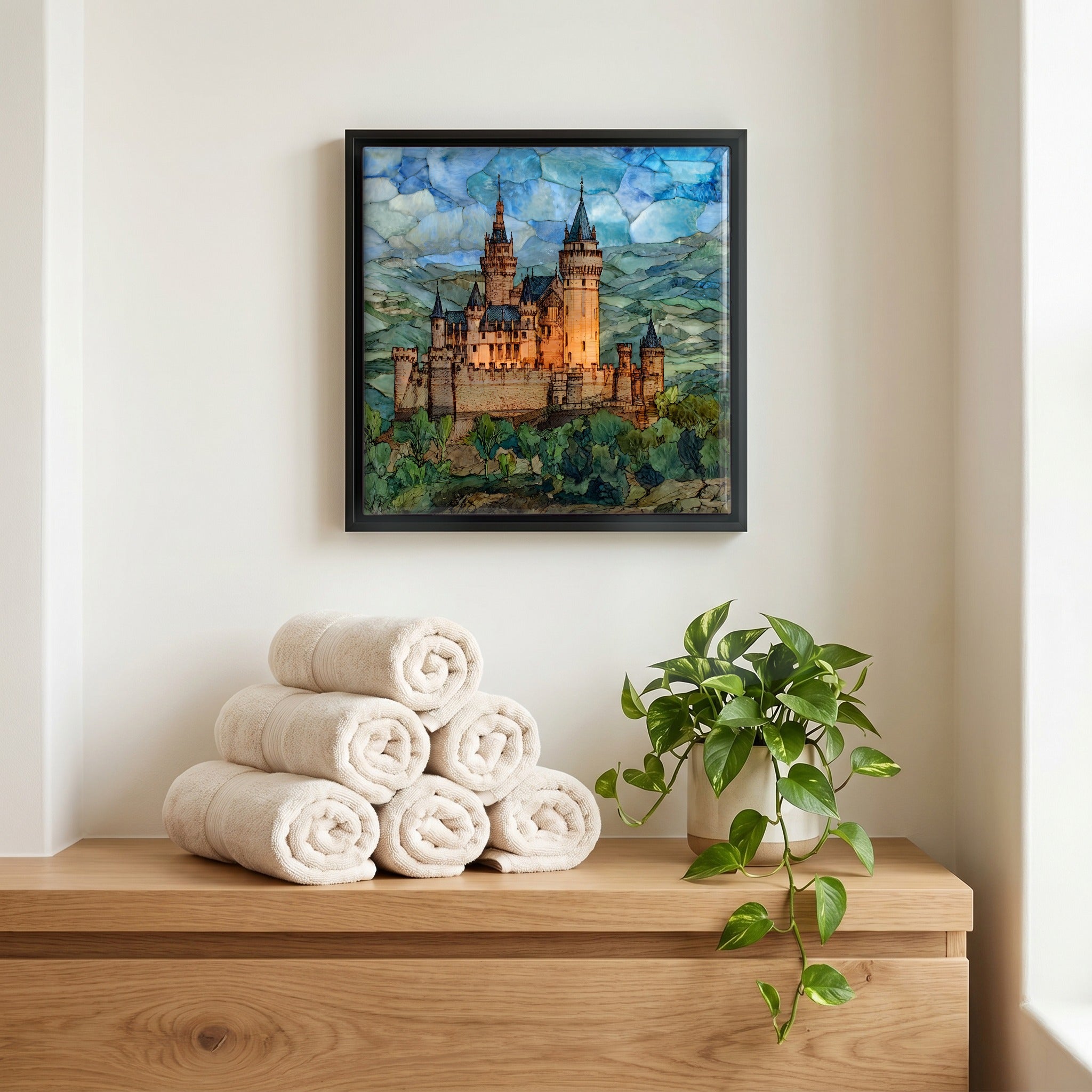 A quiet corner of the bath.