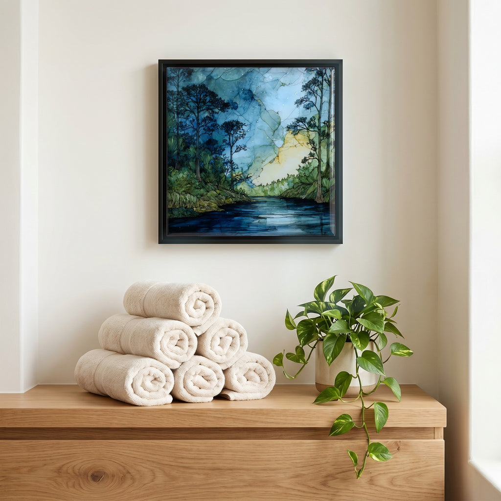 A quiet corner of the bath.