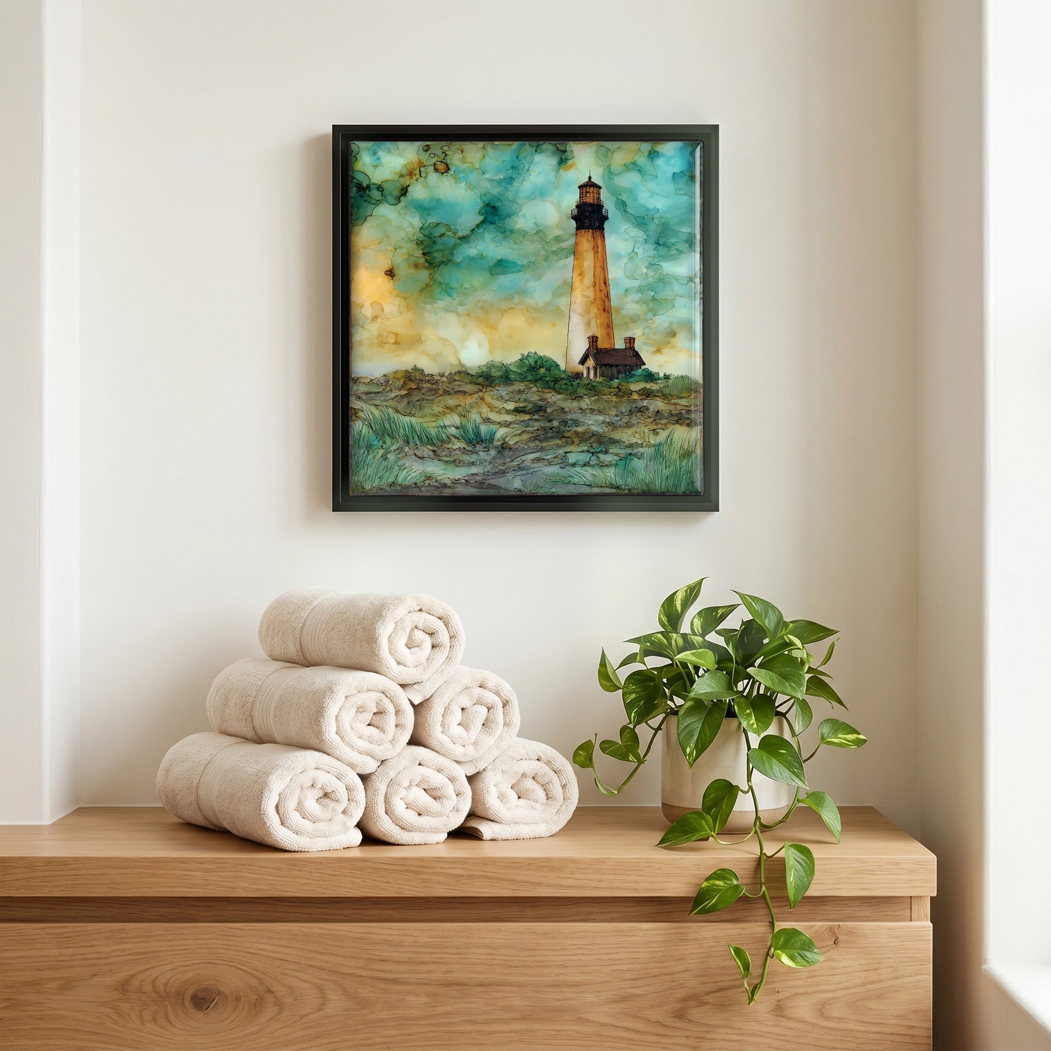 A quiet corner of the bath.
