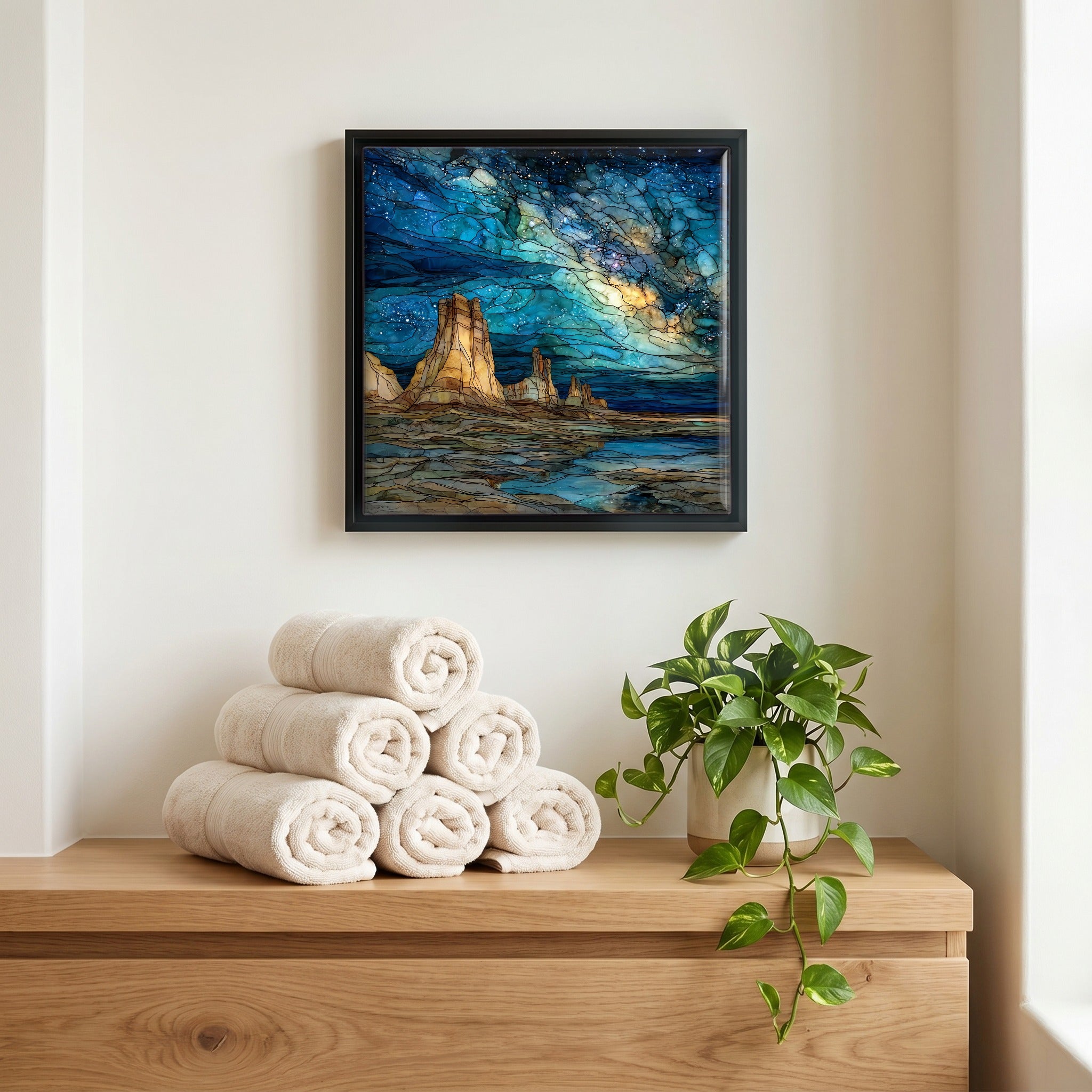 A quiet corner of the bath.