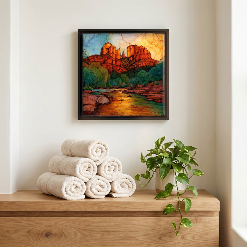 A quiet corner of the bath.