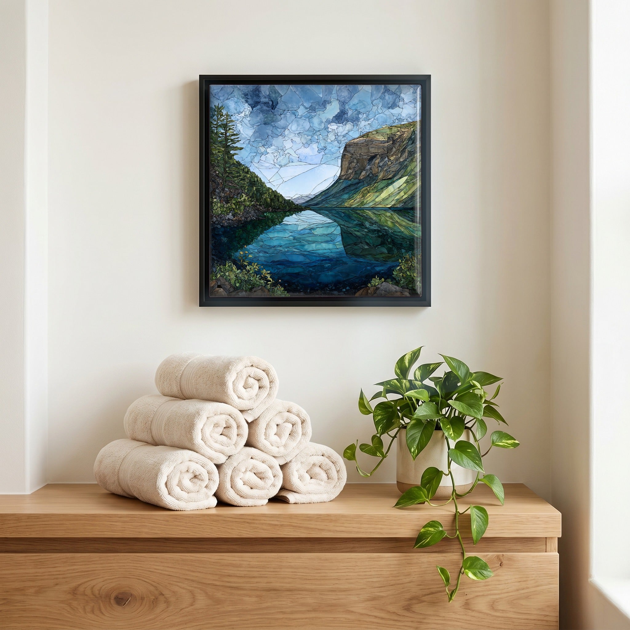 A quiet corner of the bath.