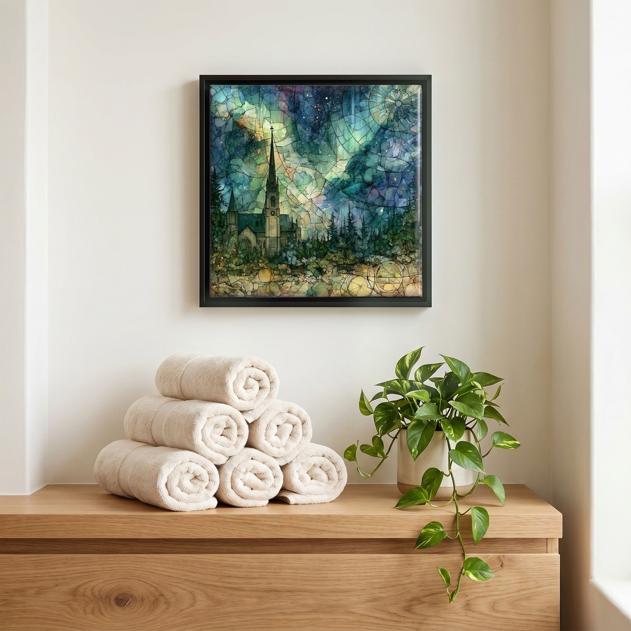 A quiet corner of the bath.