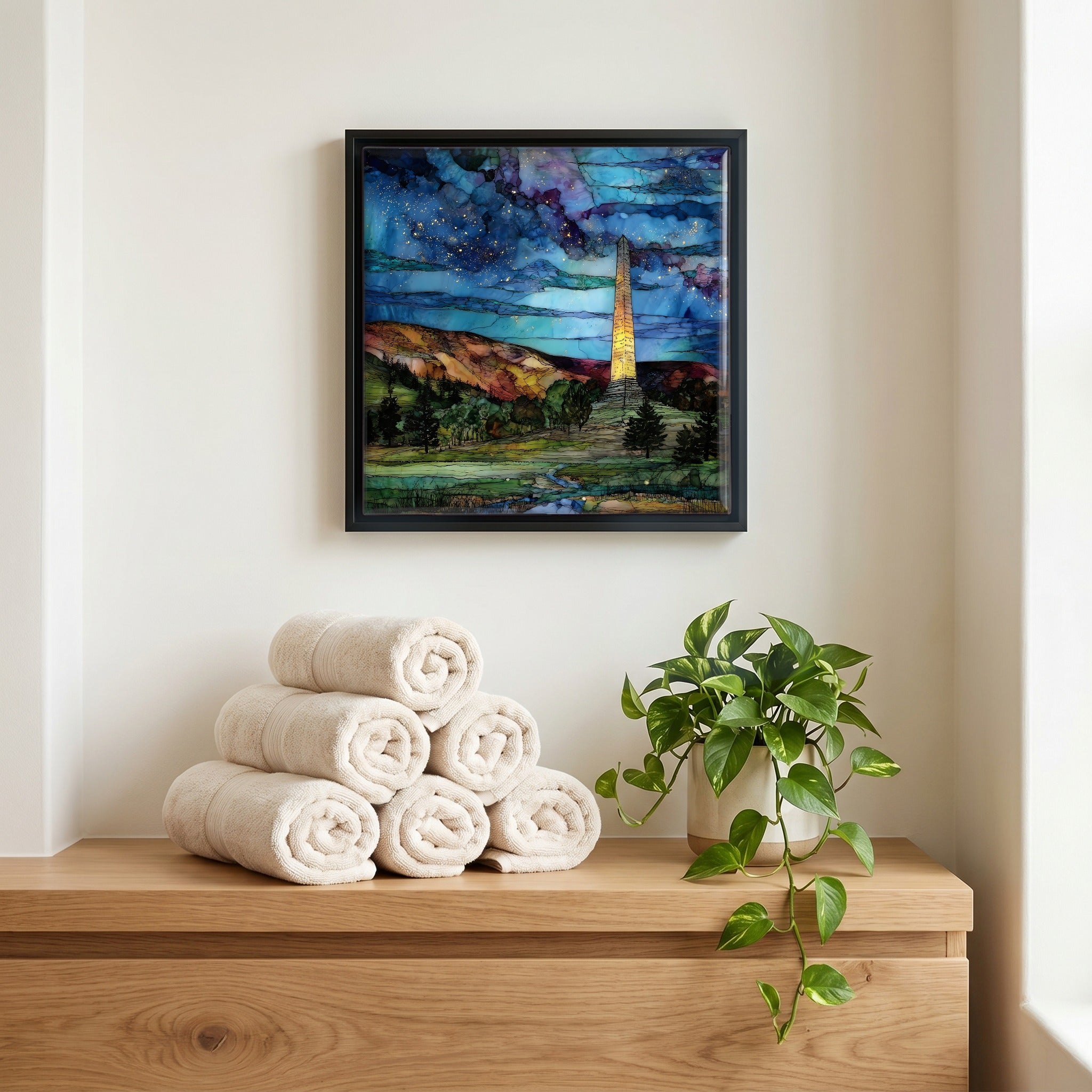 A quiet corner of the bath.