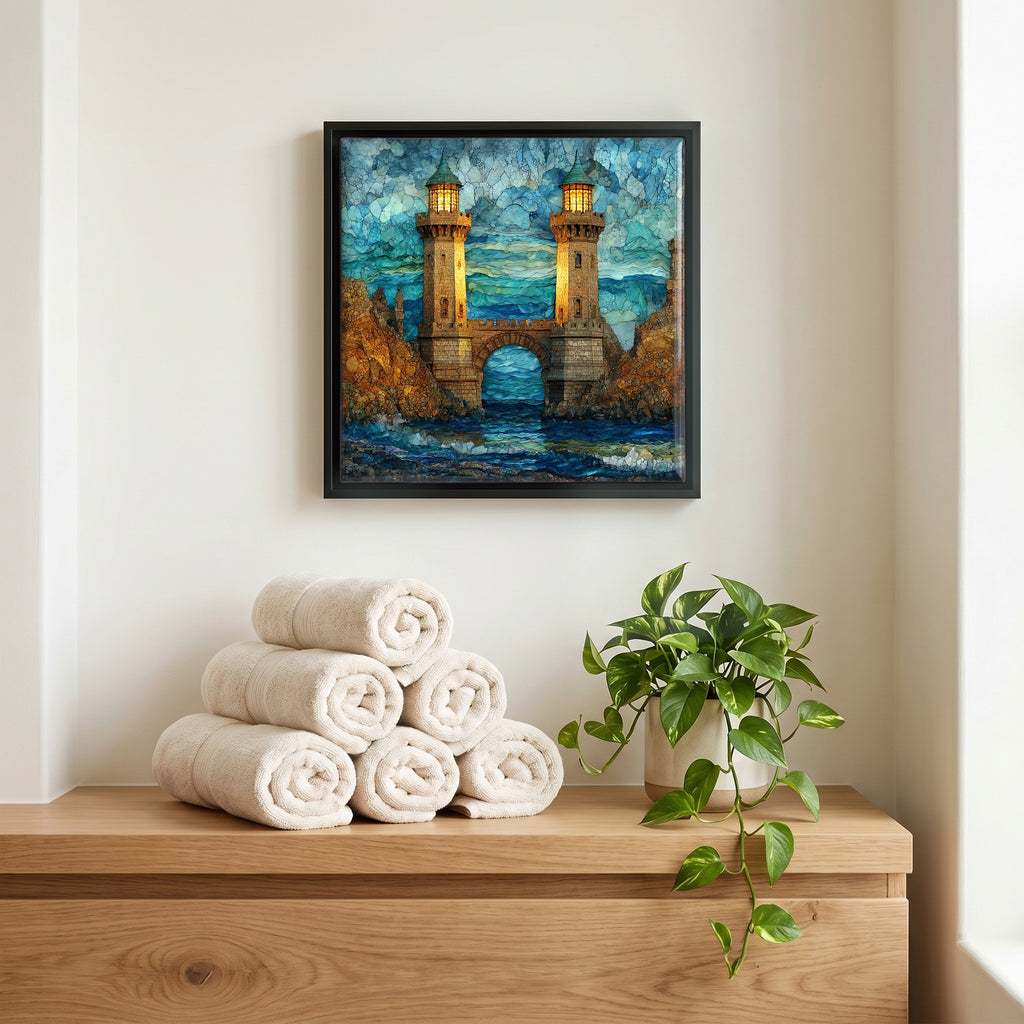 A quiet corner of the bath.