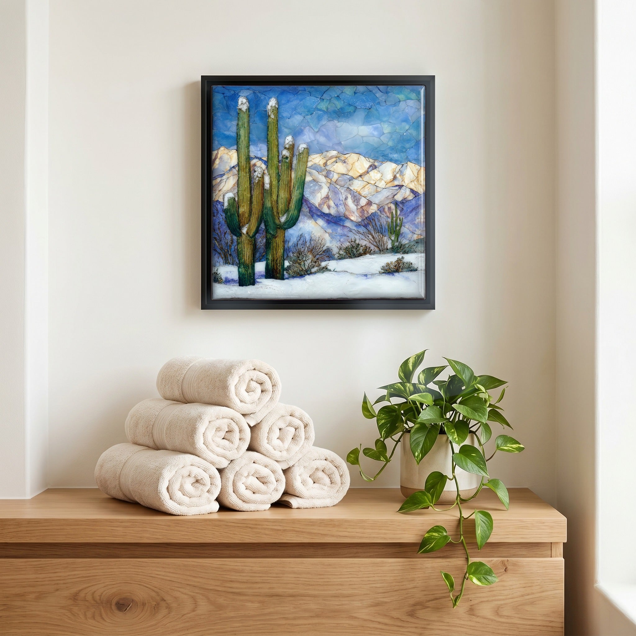 A quiet corner of the bath.