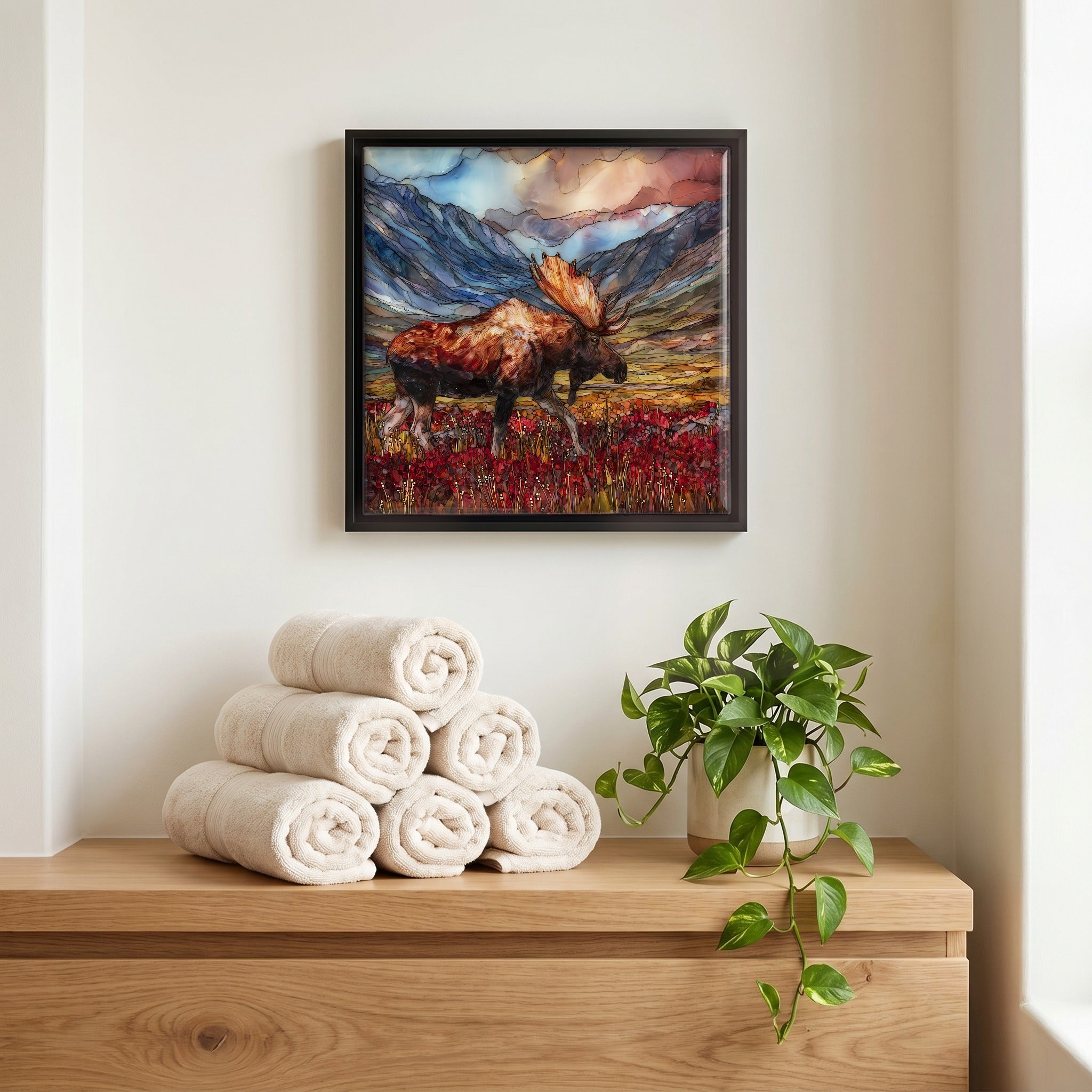A quiet corner of the bath.
