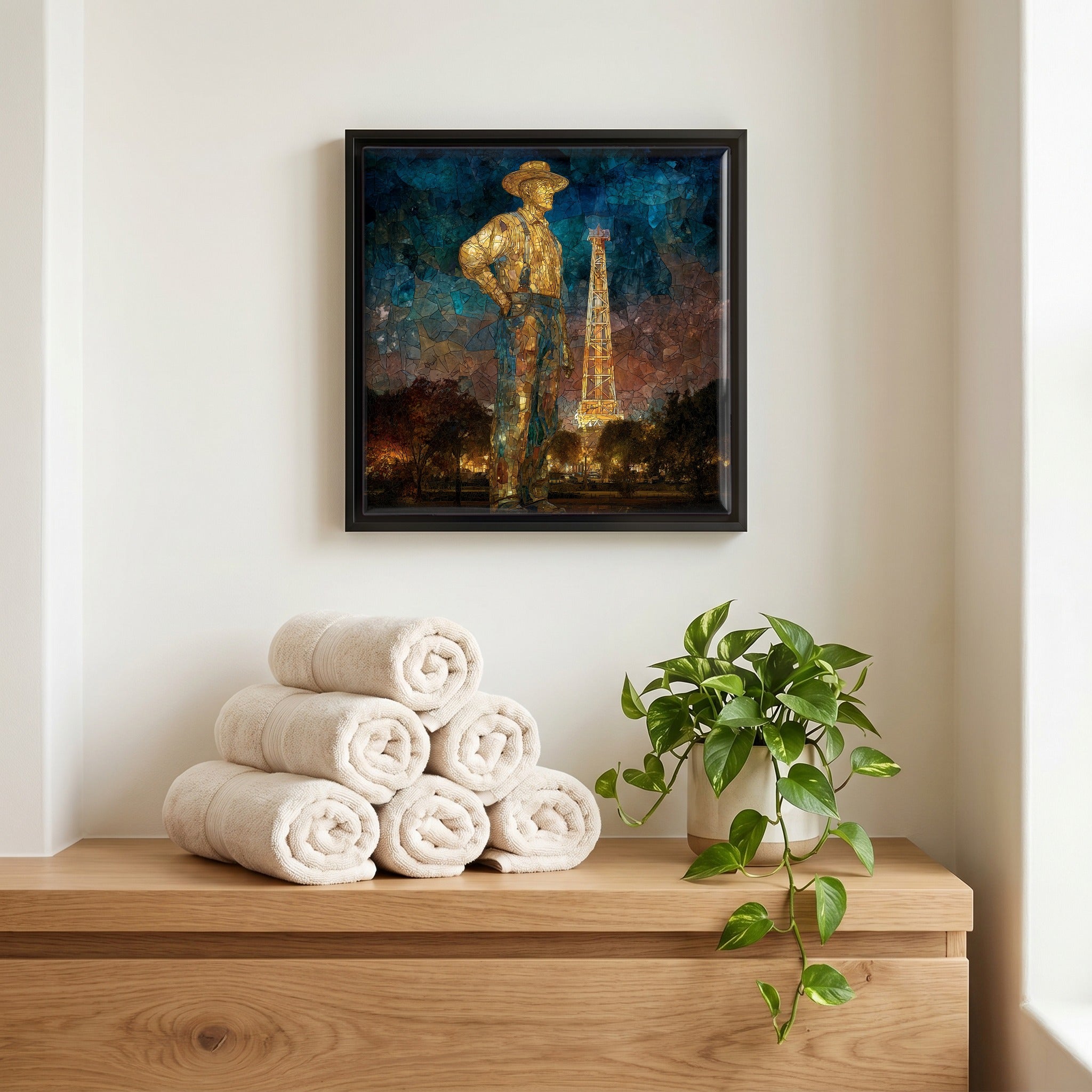 A quiet corner of the bath.
