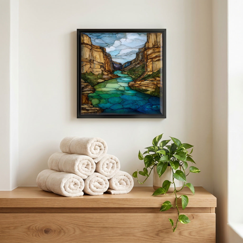 A quiet corner of the bath.