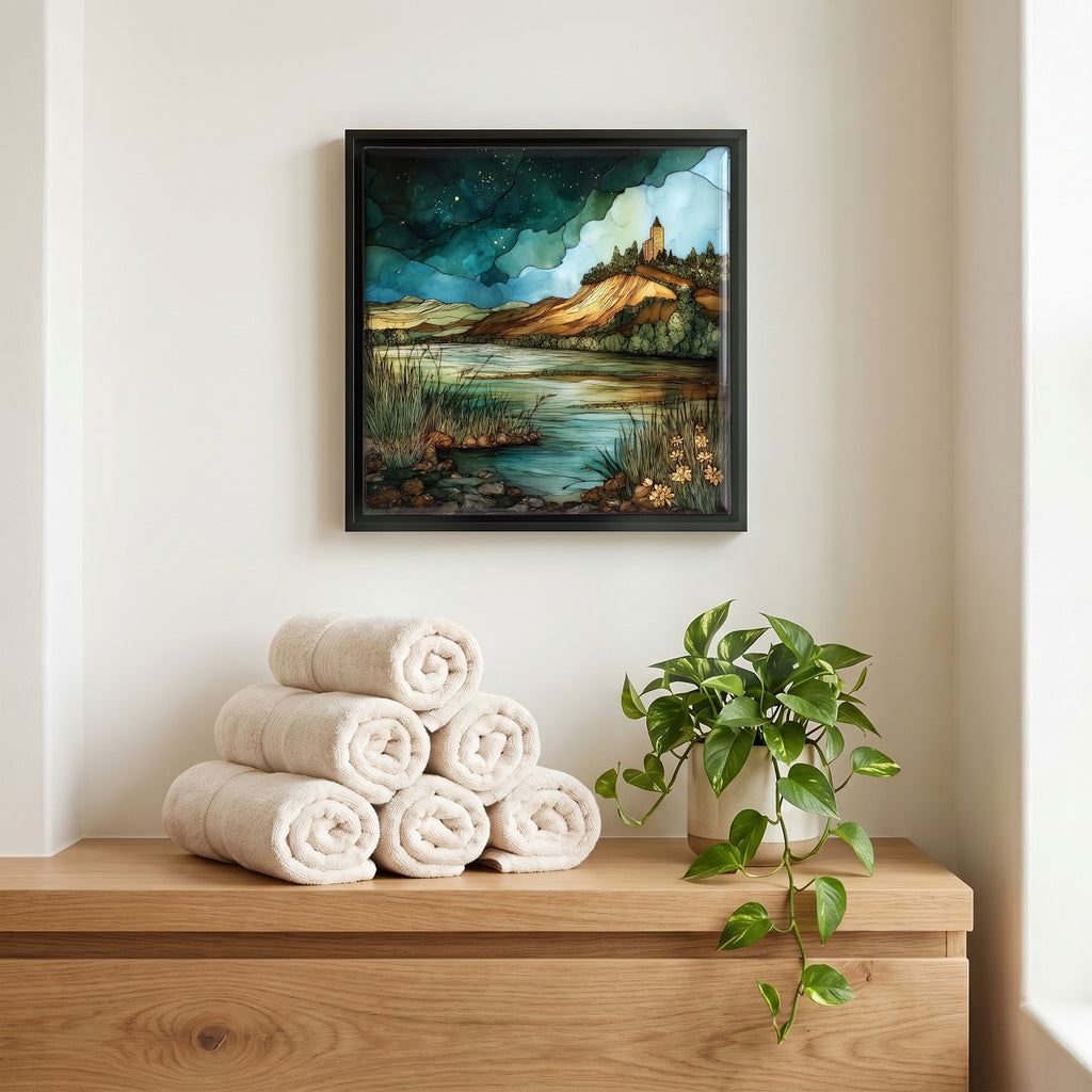 A quiet corner of the bath.
