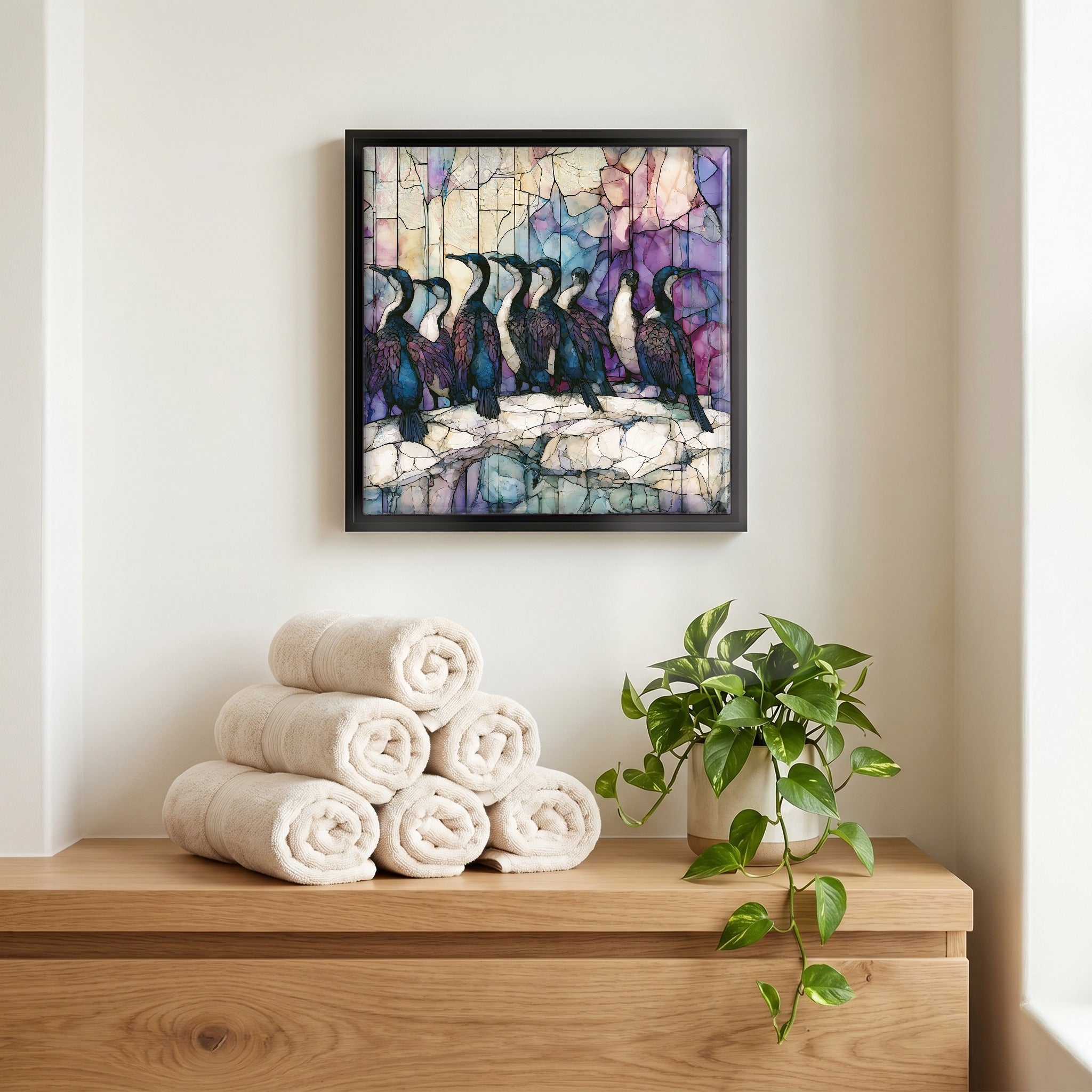 A quiet corner of the bath.
