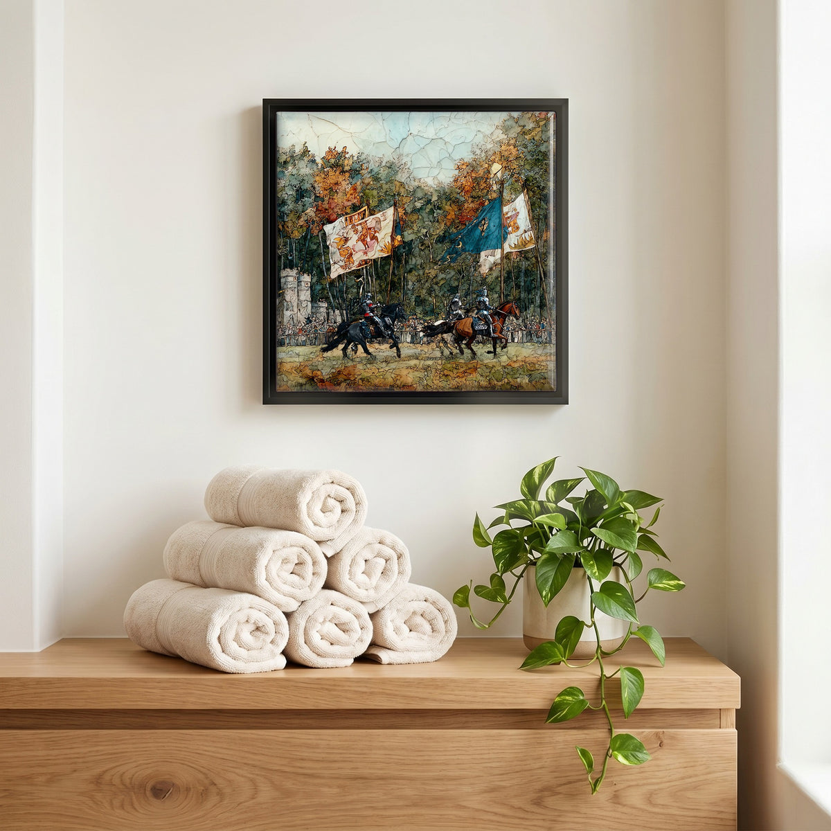 A quiet corner of the bath.