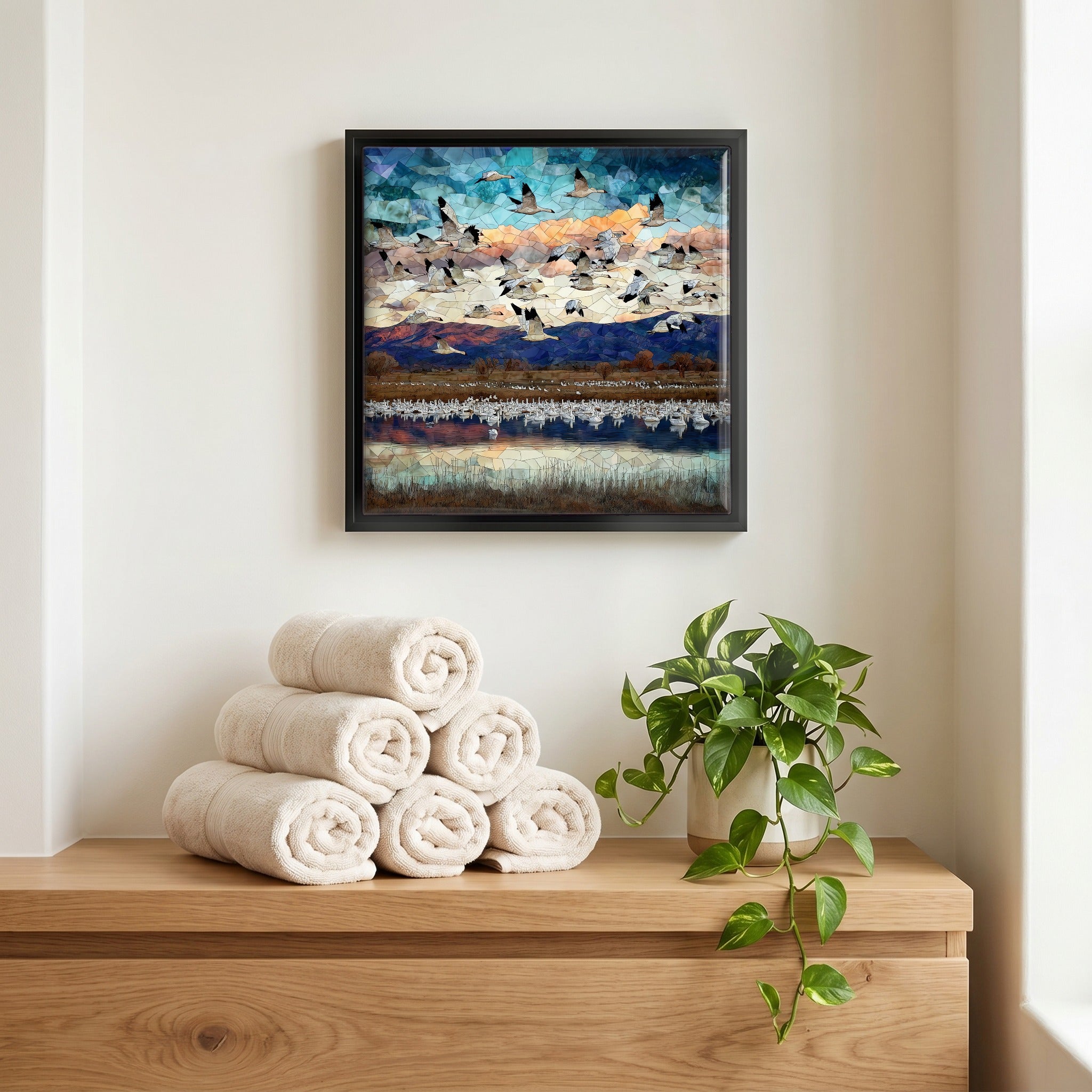 A quiet corner of the bath.