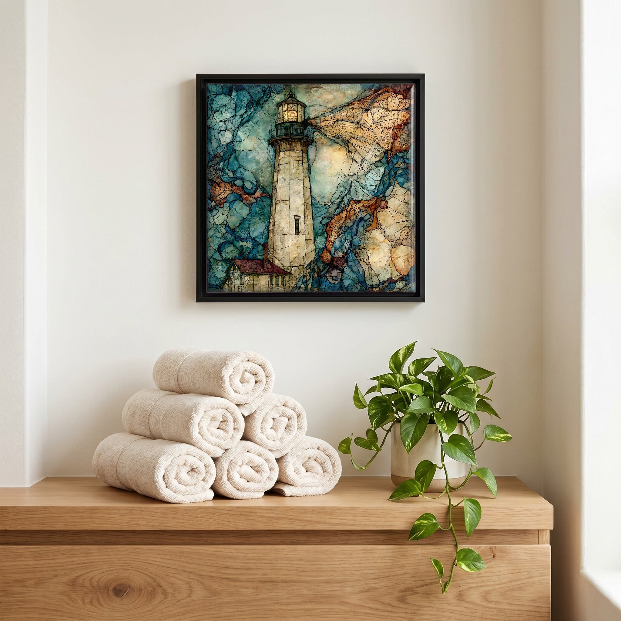A quiet corner of the bath.